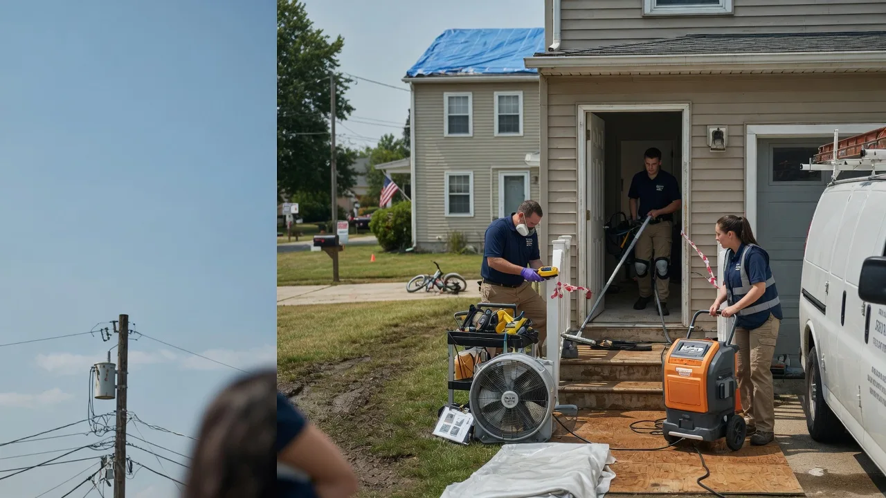Water Damage Repair in Cooksville, IL near me